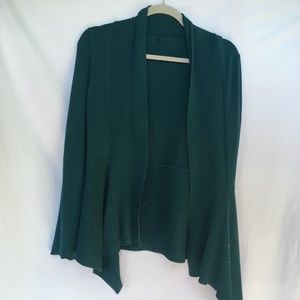 Green Cotton Cardigan, Long. Missing Tags SOLD